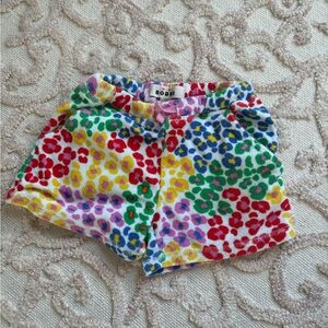 Mini Boden Colorful Leopard Print Kids Shorts